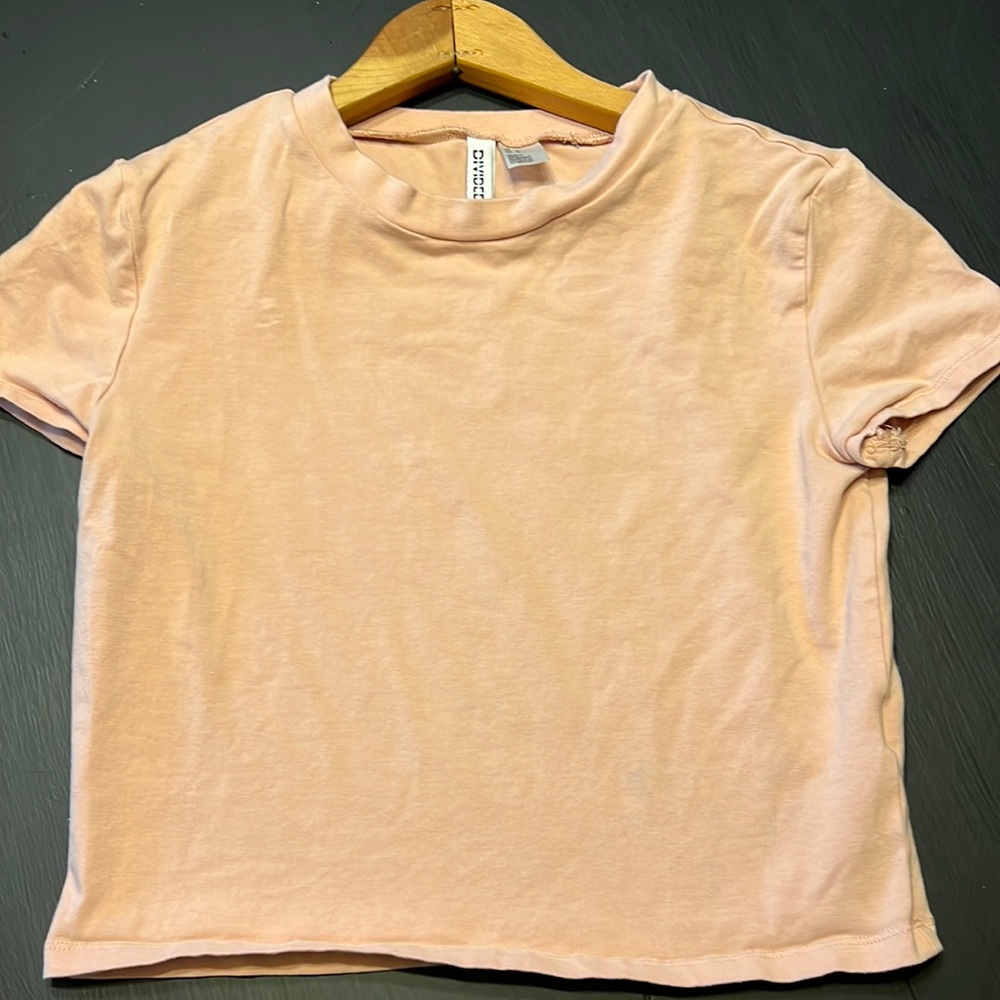 Pink Blush crop T-shirt “L”